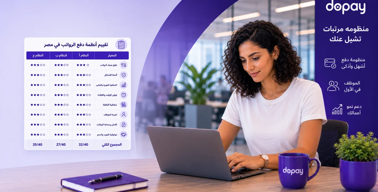 عملية اختيار نظام الرواتب في مصر