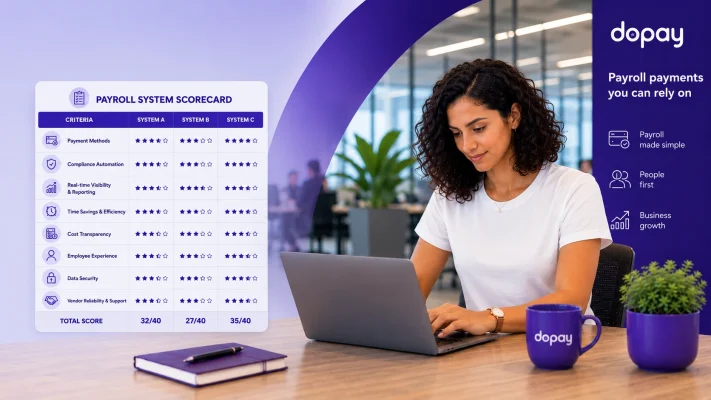 Manager evaluating a salary payment system in Egypt