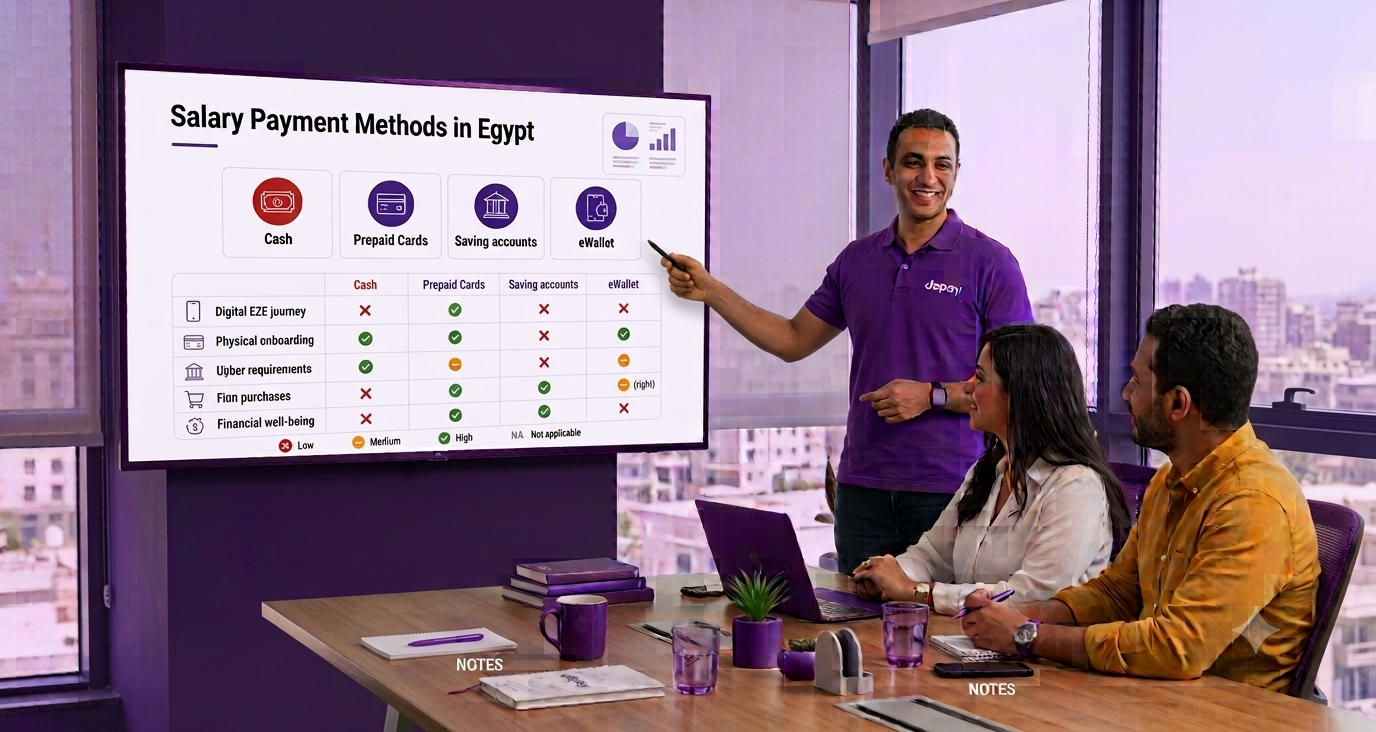 payroll cards in Egypt