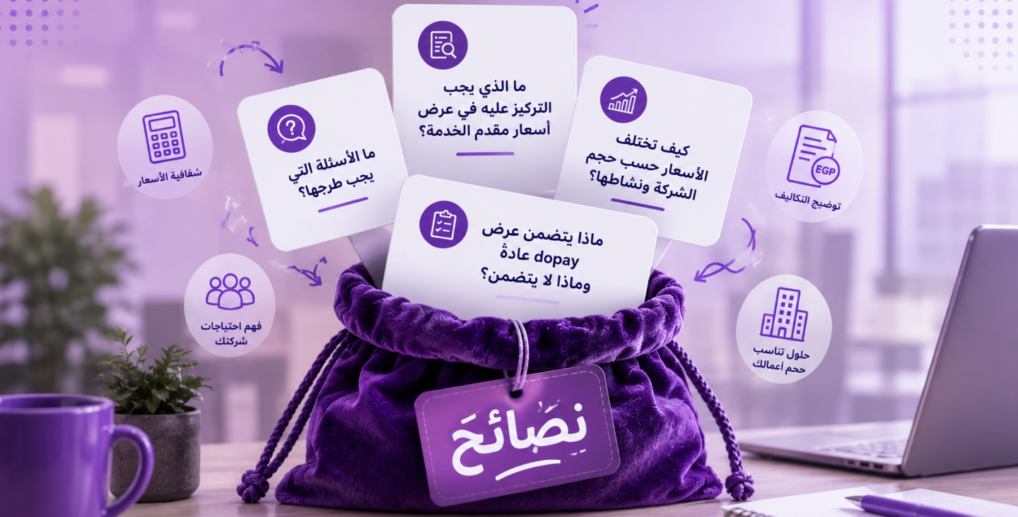 Cost of Payroll Outsourcing Egypt 2026 - Arabic